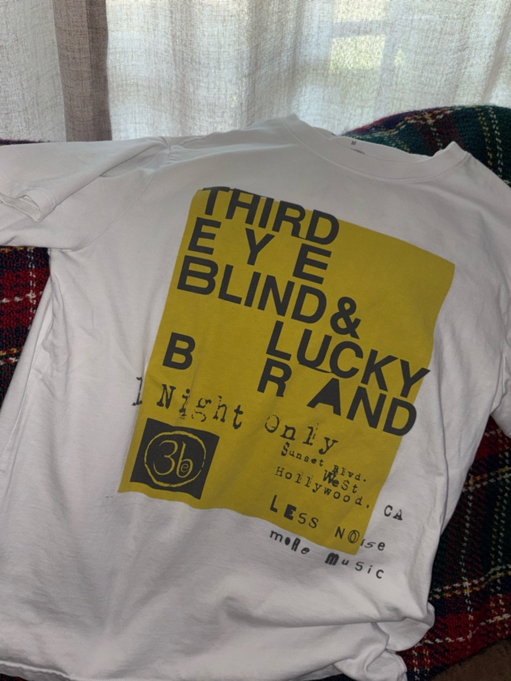 Third Eye Blind basic White Tee nwot!